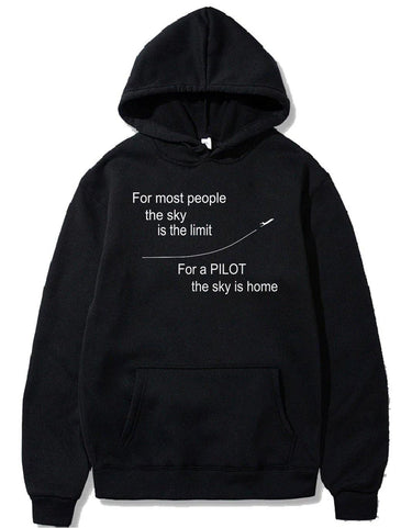 FOR MOST PEOPLE THE SKY IS THE LIMIT FOR A THE SKY IS HOME PULLOVER THE AV8R